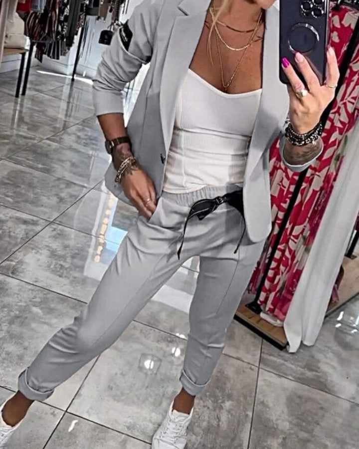 Malou | Stylish Blazer & Jogger Set