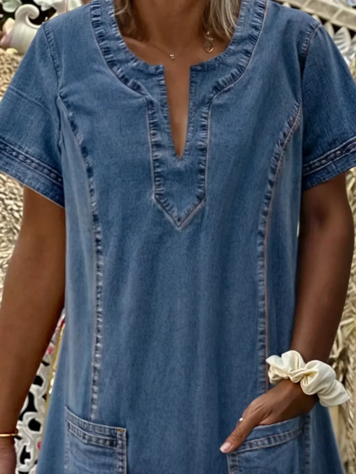 Sofia | Soft Denim Dress