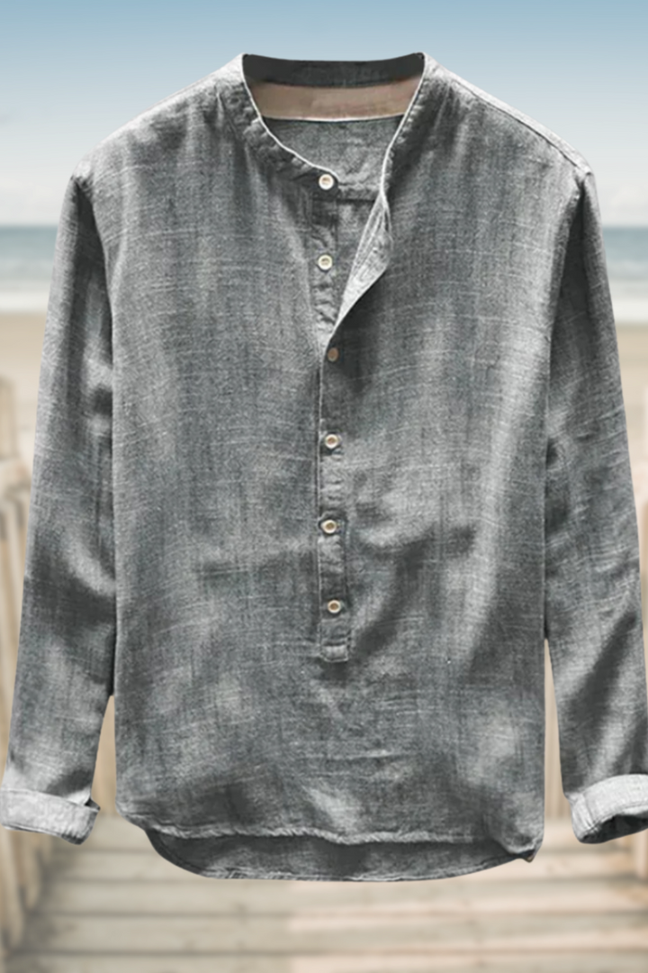 TRAVIS – RELAXED FIT BREATHABLE LINEN TOP