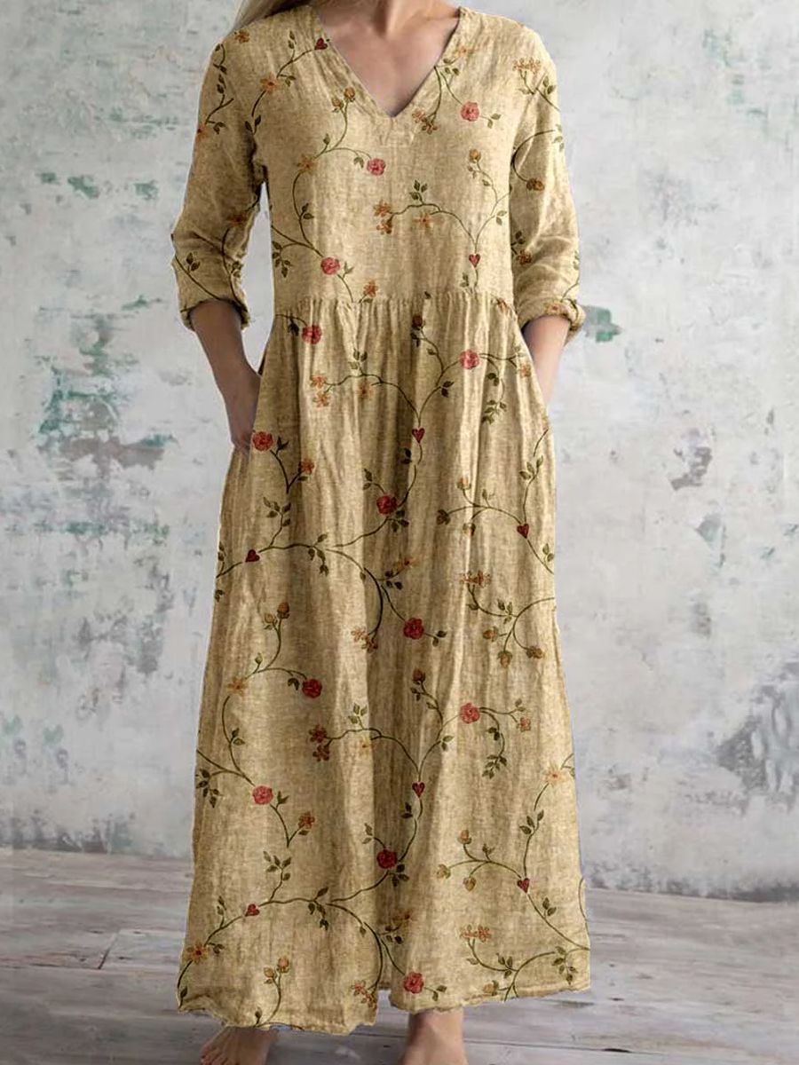 Fiona | Comfortable Summer Floral Dress