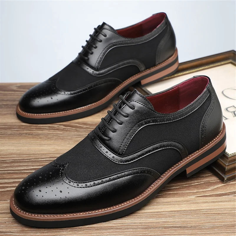 BAIRSTOW – TWO TONE OXFORD SHOES
