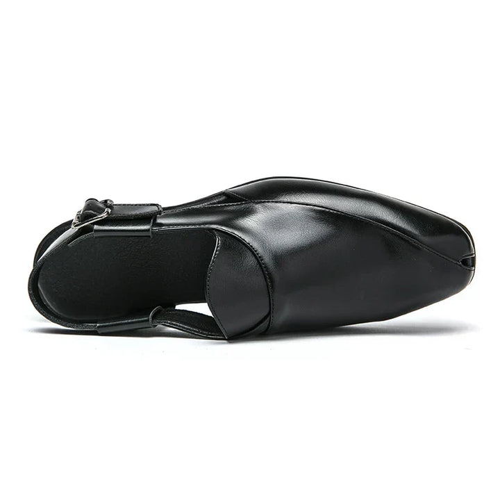 Cambridge Leather Cutout Loafers