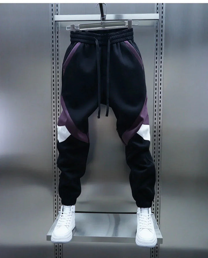 Alan | Modern Contrast Panel Joggers