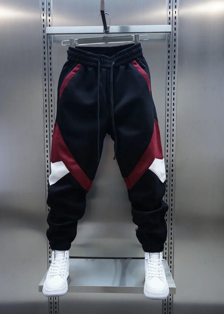 Alan | Modern Contrast Panel Joggers
