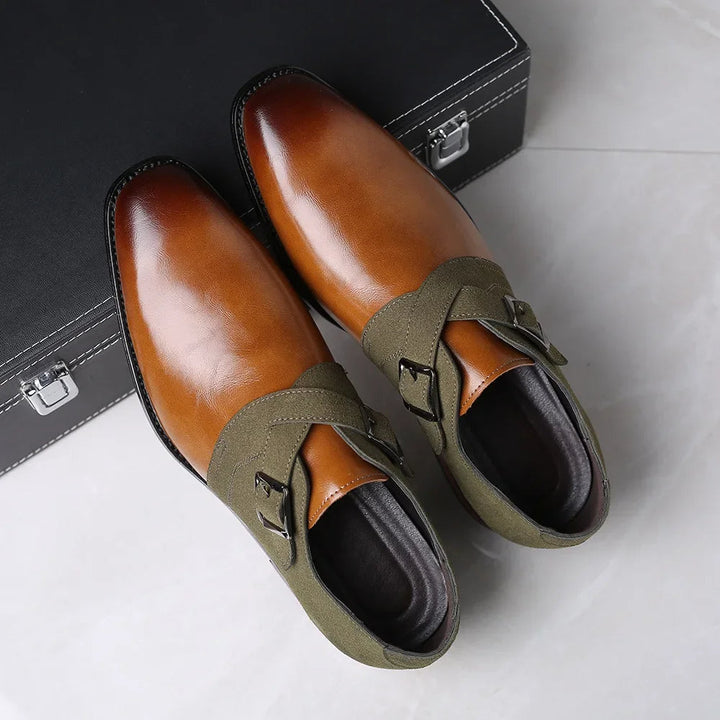 Evelyn - Buckle Suede Loafer