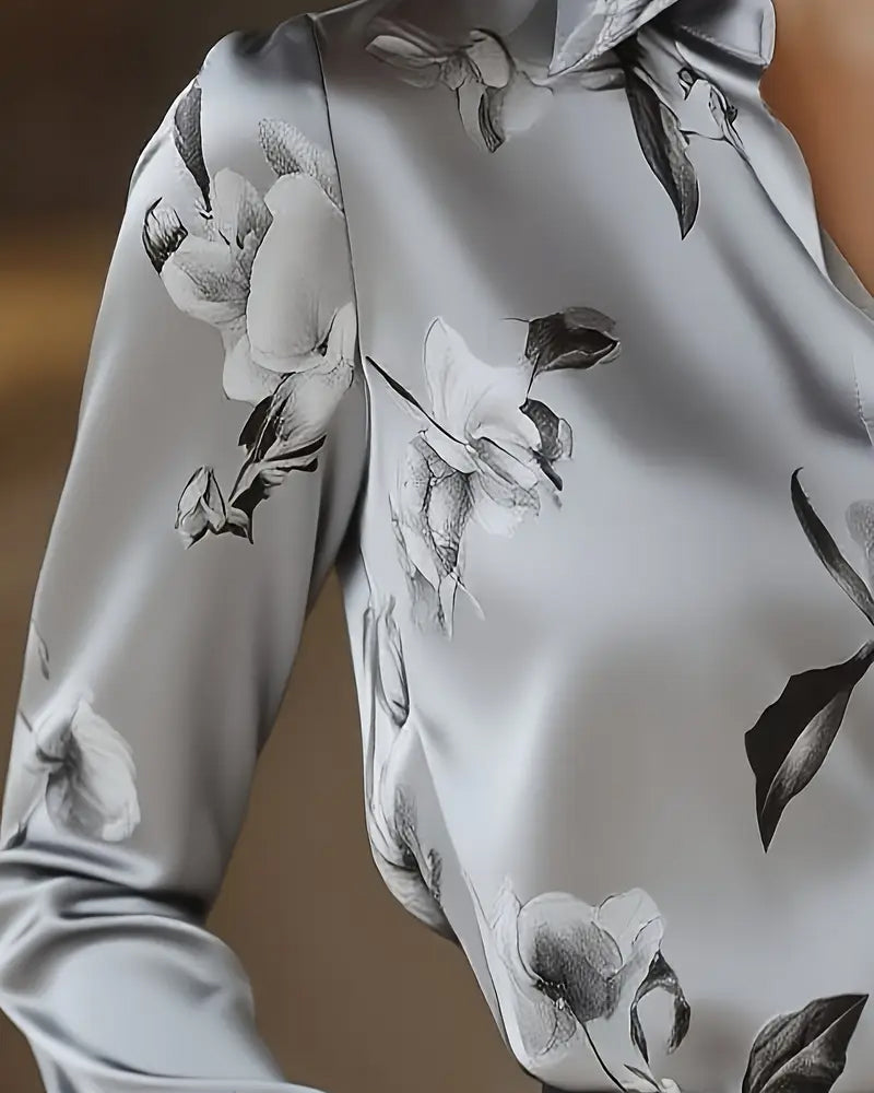 Retro Floral Print Shirt