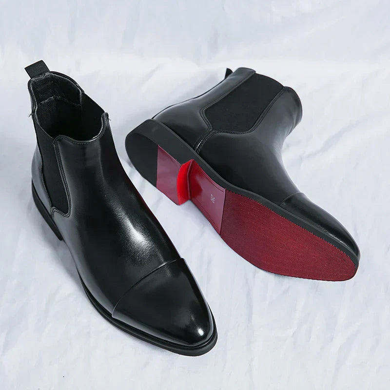 Giovanni Rossi Leather Chelsea Boots
